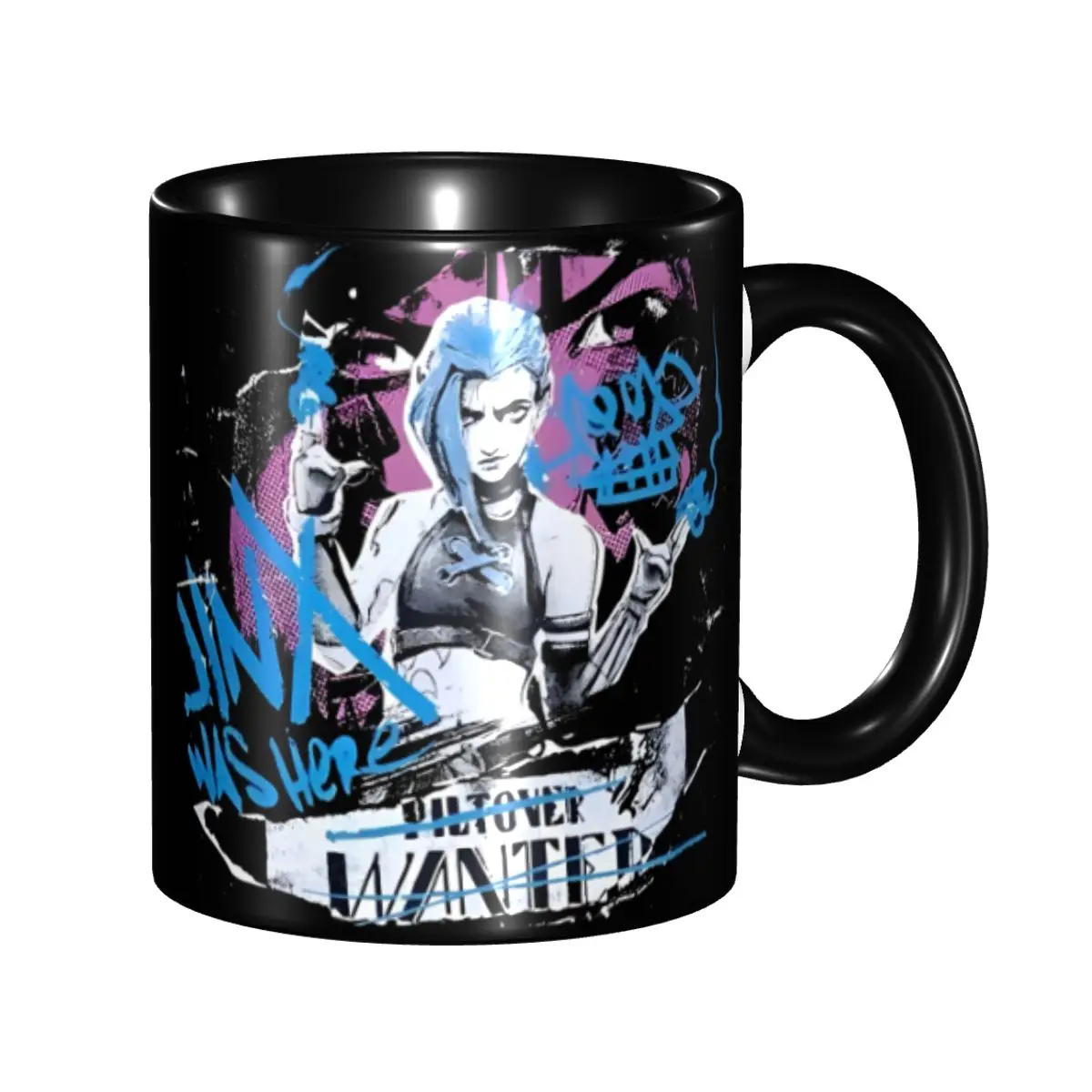 Get Jinxed Arcane Jinx Game Fans Lover Gifts Gaming Merch Coffee Mugs Fun Cup Gift