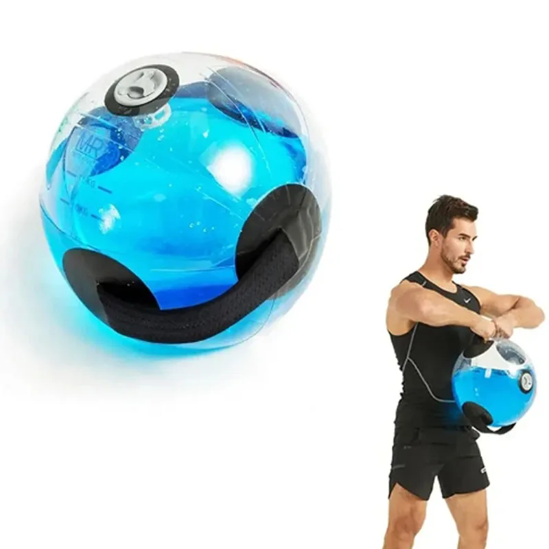 Water Filled Power Bag, Spherical Water Filled Dumbbell, Weightlifting Bag, Home Fitness Aqua Bags, Body Building Gym Sports Bag