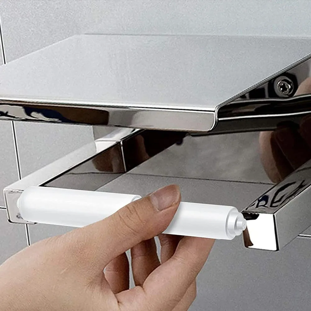 3/1pcs Stretch Toilet Roll Paper Shaft Flexible Plastic Insert Bathroom Parts Holder For Home Spring Paper Roller
