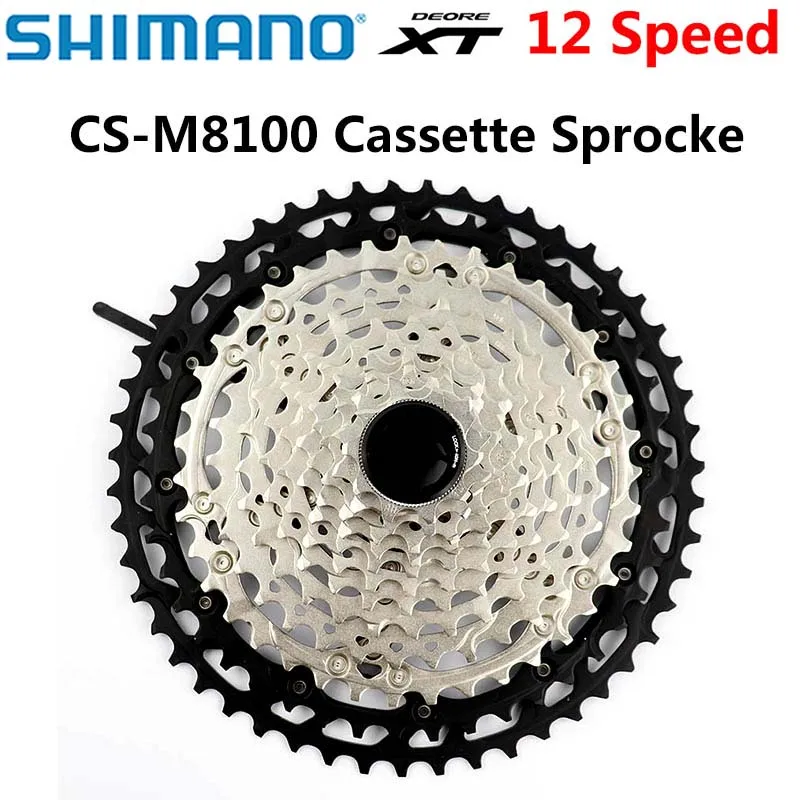 

Кассета звездочек SHIMANO DEORE XT CS M8100, штифт для горного велосипеда, 12 Скоростей, 10-51T M8100