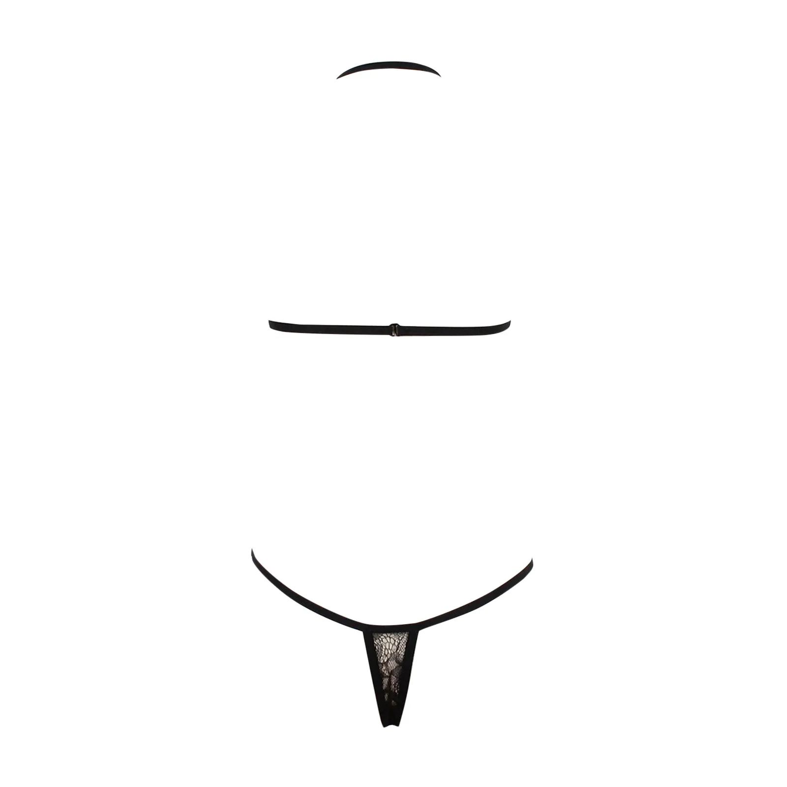 الدانتيل مثير الملابس الداخلية النسائية ثلاث نقاط شفافة الصدرية مغر الإناث دعوى جديدة قابل للتعديل عدم الانزلاق ضمادة رفع الملابس الداخلية