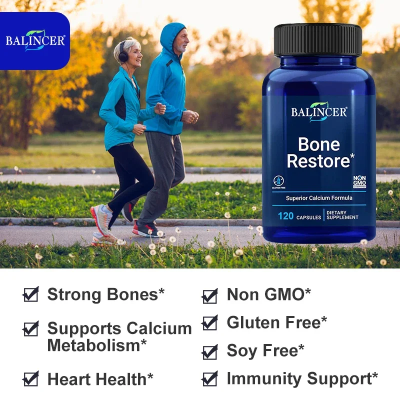 Balincer increases bone density promotes bone mineralization improves knees, joints and back, anti-inflammatory bone recovery