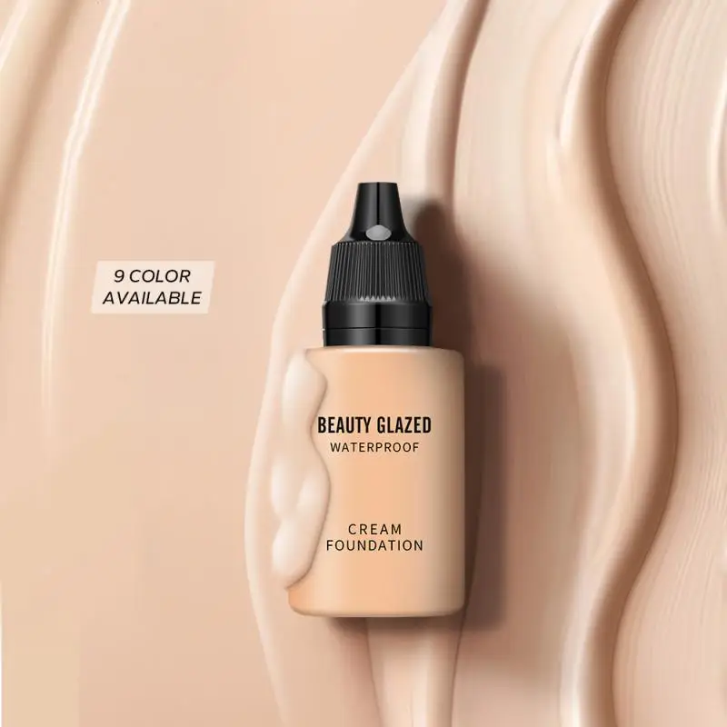 Foundation Cream Concealer Liquid Foundation 9 Colors Cosmetic Foundation Face Makeup Base Waterproof