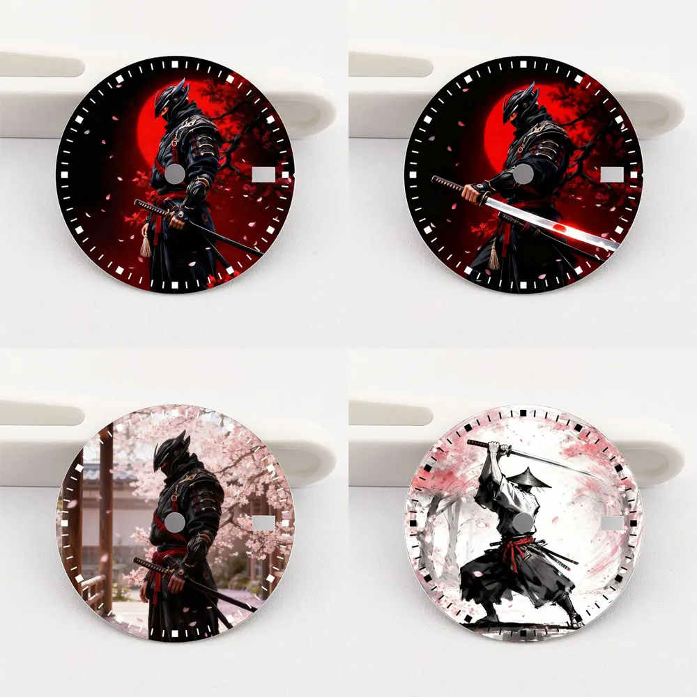 28.5mm Watch Dial NH35 Dial Custom Pattern Color Printing NH35 Watch Face Fit NH35/36 Movement Watch Parts
