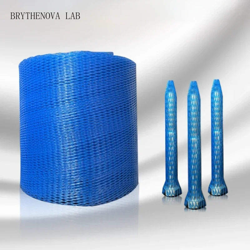 1kg Plastic Screw Thread Protective Net Roll Multi Size Shockproof Wear Resistant Sleeve Mesh High Elasticity Packing Mesh Bag