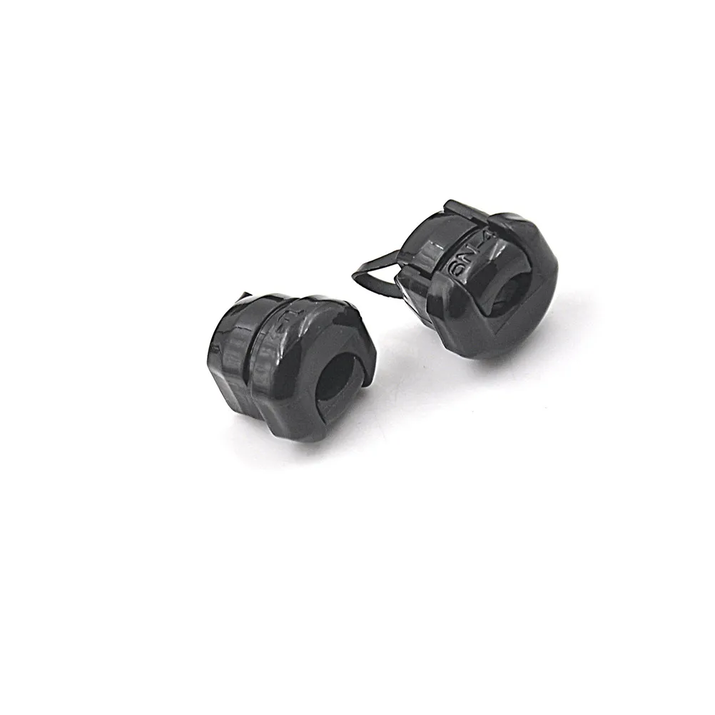 Czarny 20pc 6N-4 tuleja odciążająca SJT 18AWG T = 0.5 ~ 1.6mm Nylon hurtownia