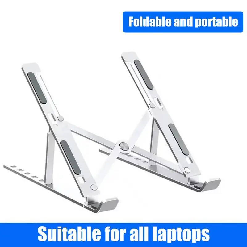 Foldable Laptop Stand Notebook Stand For Laptops Ergonomic Computer Stand For Desk Portable Laptop Riser Holder For 12-18 Inch