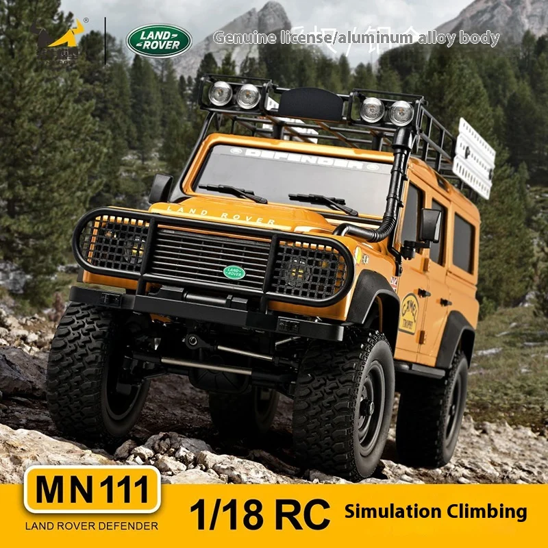 Mangniu Mn111 Four-Wheel Drive Climbing Kit Land Rover Defender Modified Model Off-Road Rc Car Remote Control Car Children'S Toy