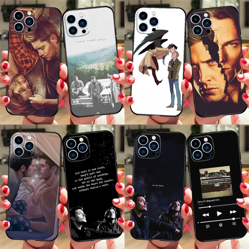 スーパーナチュラル ディーンとサム iPhoneケース iPhone 17 Air 16 15 14 11 12 13 Pro Max 12 13 mini 15 16 Plus 16e カバー コック