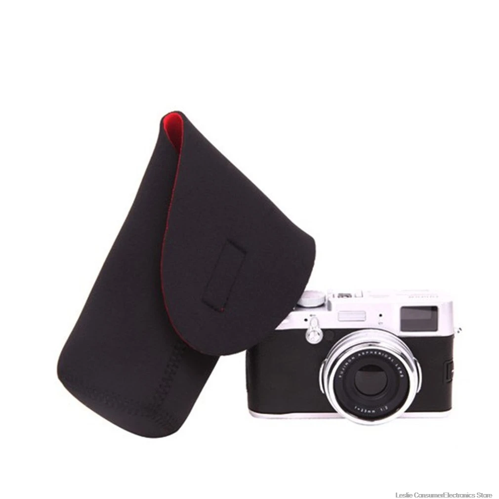 4 Size Camera Lens Bag Neoprene Waterproof Camera Lens Pouch Bag Case S M L XL For Canon Nikon Sony DSLR Camera Lens Bag