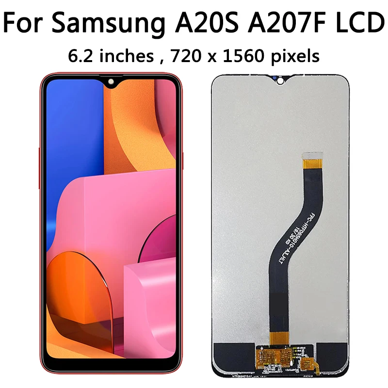 High Quaity For Samsung A20s A207 LCD Display Screen Digitizer Assembly Repacement For Samsung A20S A2070 SM-A207F lcd