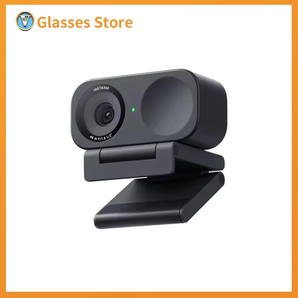 Insta360 Link 2 & Link 2C AI Smart 4K Live Camera For Computer with 1/2-Inch Sensor and Professional Audio Quality