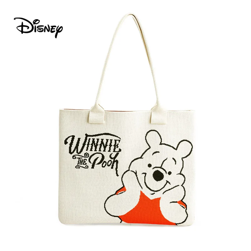 

Disney Shoulder Winnie the Pooh Tote Bag Large Capacity Cartoon Tote Bag
