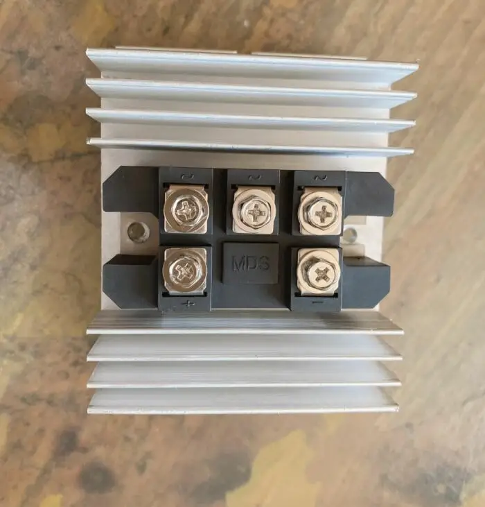 MDS150A 3-Phase Diode Bridge Rectifier 150A 200A Amp 1600V Bridge Rectifier with Heat Sink 125mm X 90mm X 50mm