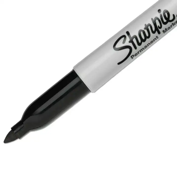 Sharpie Fine Point Permanent Marker, Black, Dozen
