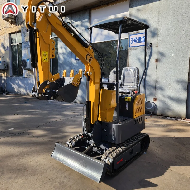 Miniescavadeira portátil de 1,2 toneladas (personalizada) Escavadeira rastreada para colocação de tubos de renovação interna em países da UE