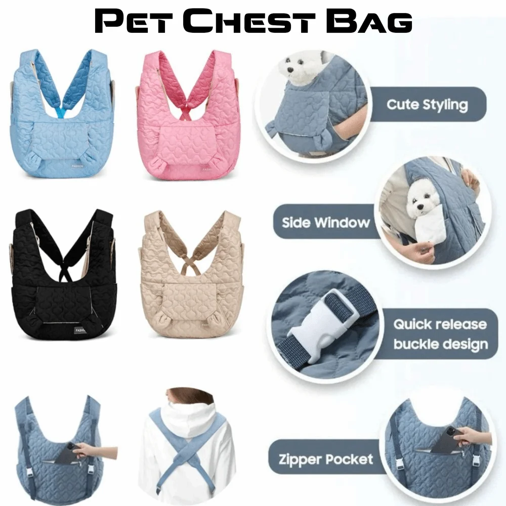 

High Quality Portable Dog Carrier Waterproof Extra Large Capacity Cat Backpack Wind Resistant Durable Pet Chest Bag Outdoor Use