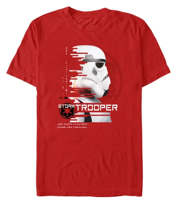 เสื้อยืดแขนสั้นผู้ชายแนวไซไฟย้อนยุคสตาร์วอร์สทรงหลวมและพอดีตัวสไตล์สตรีท ขอให้พลังแห่งพระเจ้าอยู่กับคุณ ของขวัญเพื่อนรายวัน