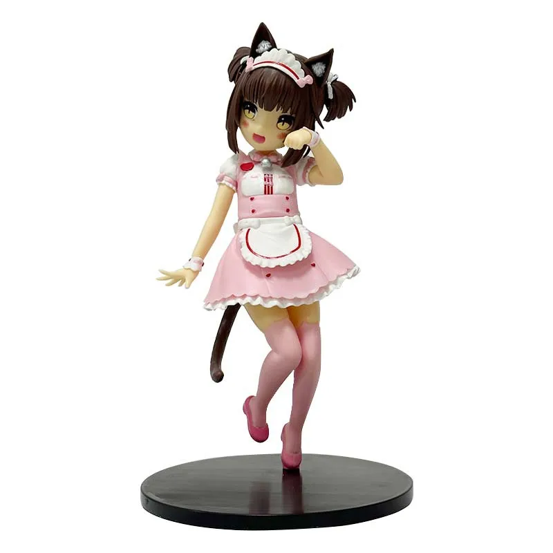Cat Lady Paradise、チョコレートとバニラの立ち姿かわいい女の子の誕生日プレゼント、人形オーナメントフィギュアモデル