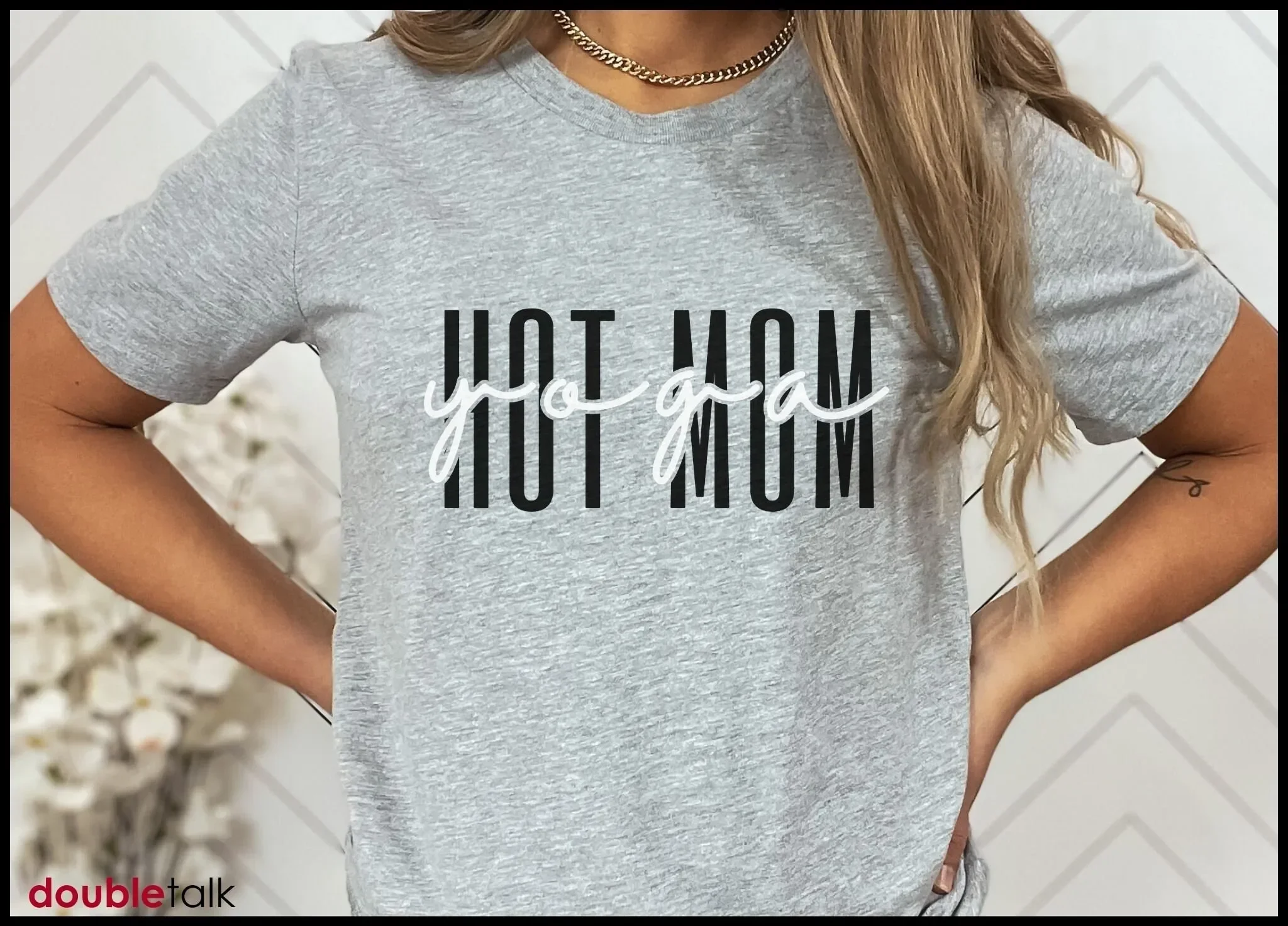 Hot yoga mom T Shirt tee