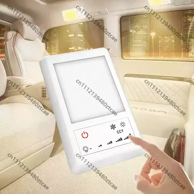 12-24V Touch Control Car Ceiling Reading Light 5 Dimmable Warm Cool Light For Car RV Interior Modification