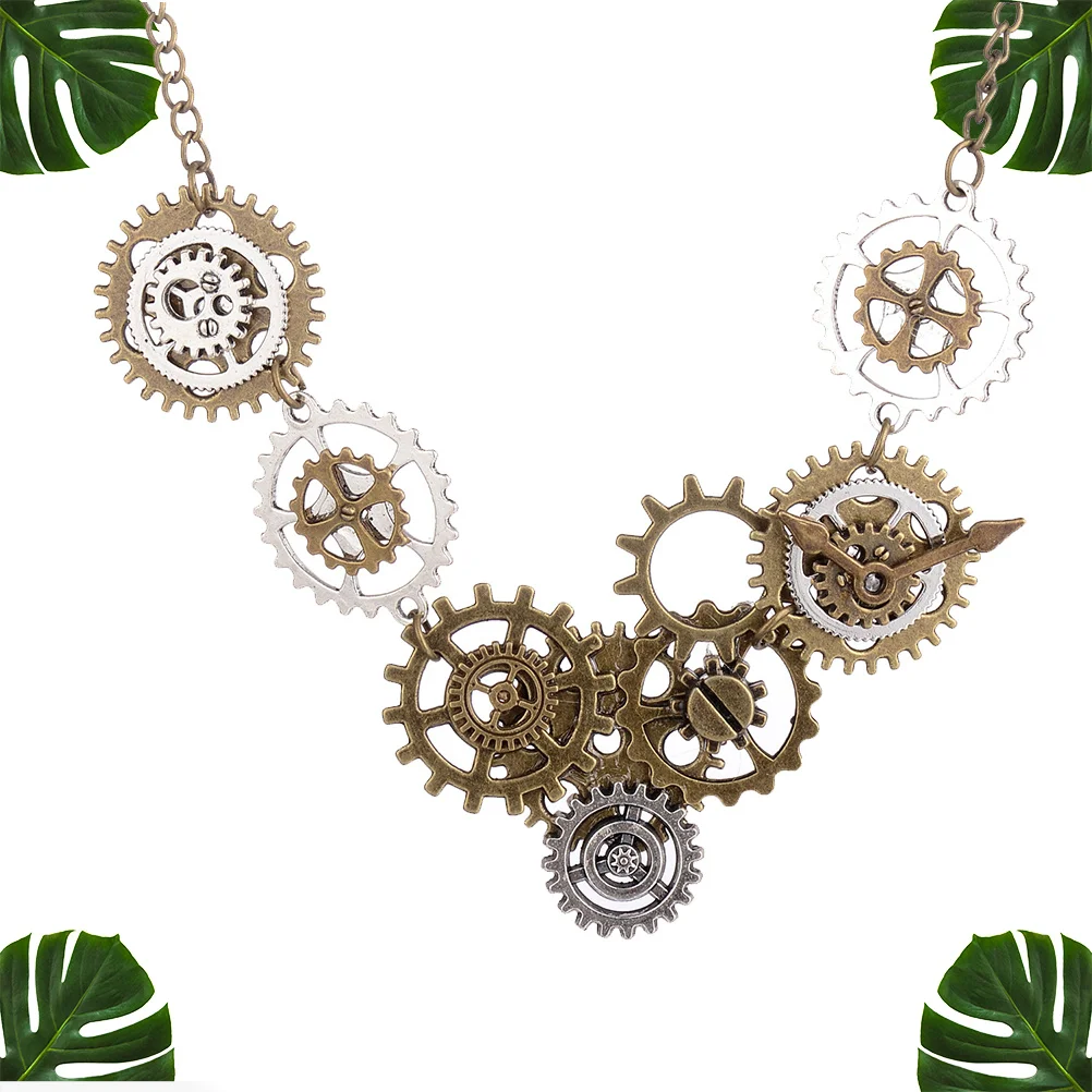 مجوهرات Steam Premium Chic Creative Punk إكسسوارات أنيقة للرقبة هدية للنساء قلادة Steam Gear