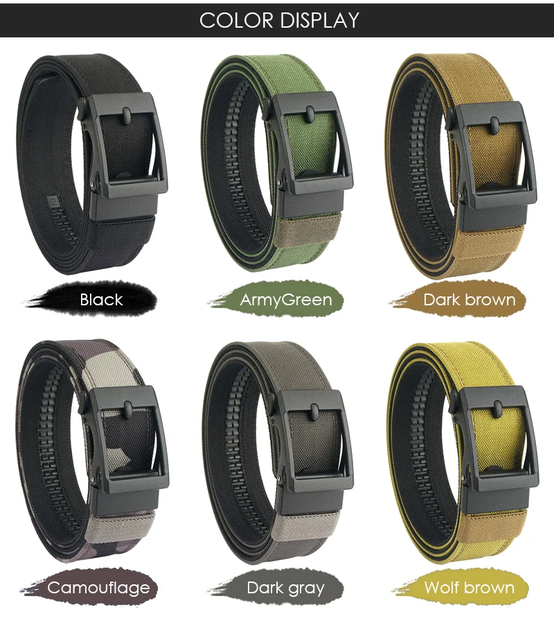 VATLTY neuer harter taktischer gürtel für männer metall automatische schnalle ipsc pistolen gürtel 1100d nylon militär gürtel outdoor sport gürtel männlich – Detail 5