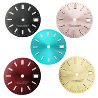 Sterile 29mm Watch Dial With Date Window Luminous For NH35 NH36 Fit 3.0 o'clock 3.8 o'clock Automatic Movement Accessories