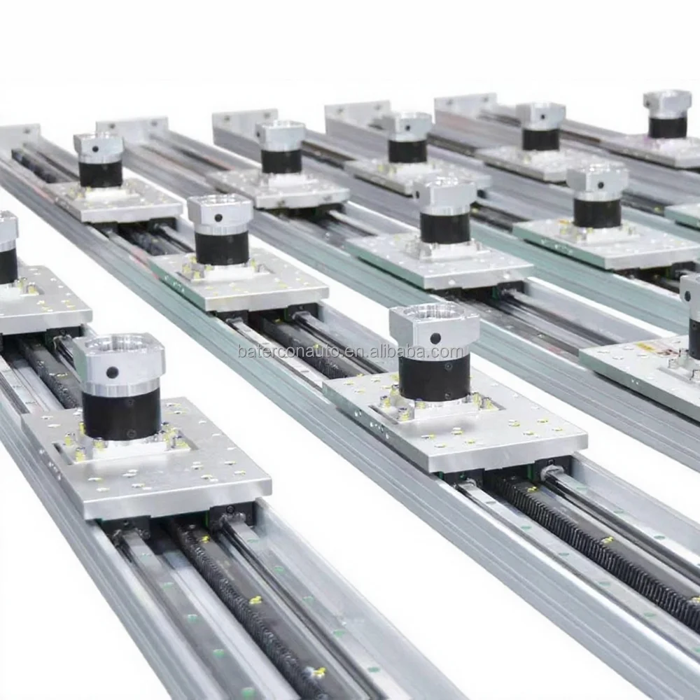 High Precision Aluminum Moving Linear Motion Worktable Linear Guide Slide Double-Rail Belt Drive Motor Heavy Duty Bearing Module