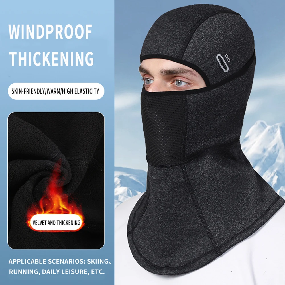 Windproof Balaclava Winter Face Mask and Neck Warmer for Skiing  Cycling, Motorcycle, Snowboarding Thermal and Breathable Cold W