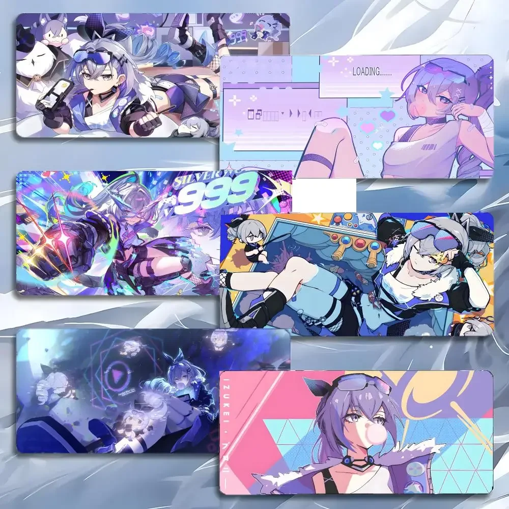 game character Honkai Star Rail Silver Wolf Mouse Pad Mousepad Large Gaming LockEdge Thickened PC Table Desk Mat