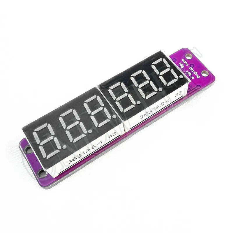 MAX7219 0.36 Inch 6 Bits Digital LED Display 7 Segment Module 5 Color Available for Arduino STM32 STC AVR ESP32 Welded