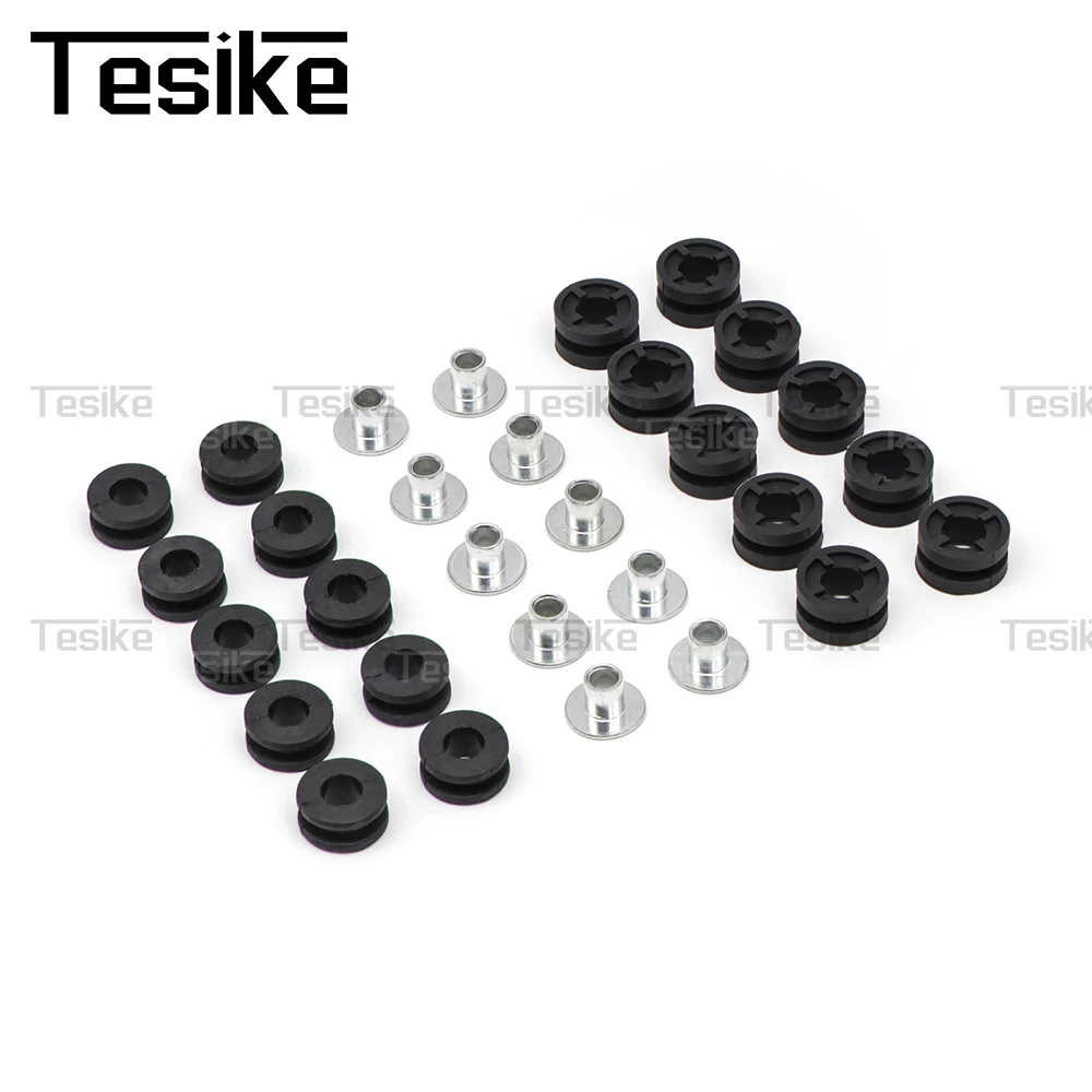 10 قطعة دراجة نارية العالمي المطاط الجانب غطاء طوقا لياماها هوندا كاواساكي سوزوكي دوكاتي انتصار الملحقات