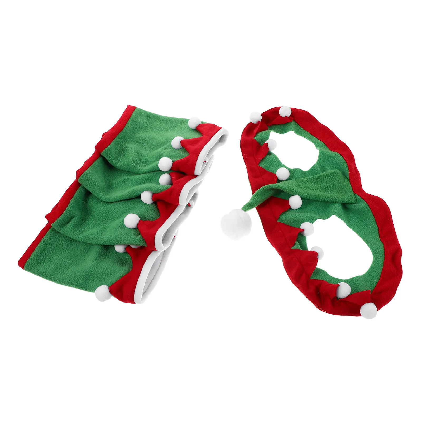 

1Set Horse Holiday Costume Set Christmas Parade Horse Hat Leg Wraps Festive Decoration Comfortable Easy on Off Breathable Fit