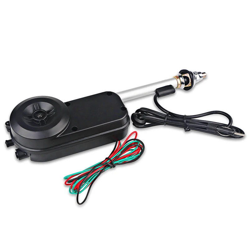 Universal 12V AM FM Transmitter Aerials Antenna Electric Antenna Automatic Telescopic Exterior Car Antenna Decorative Antennas