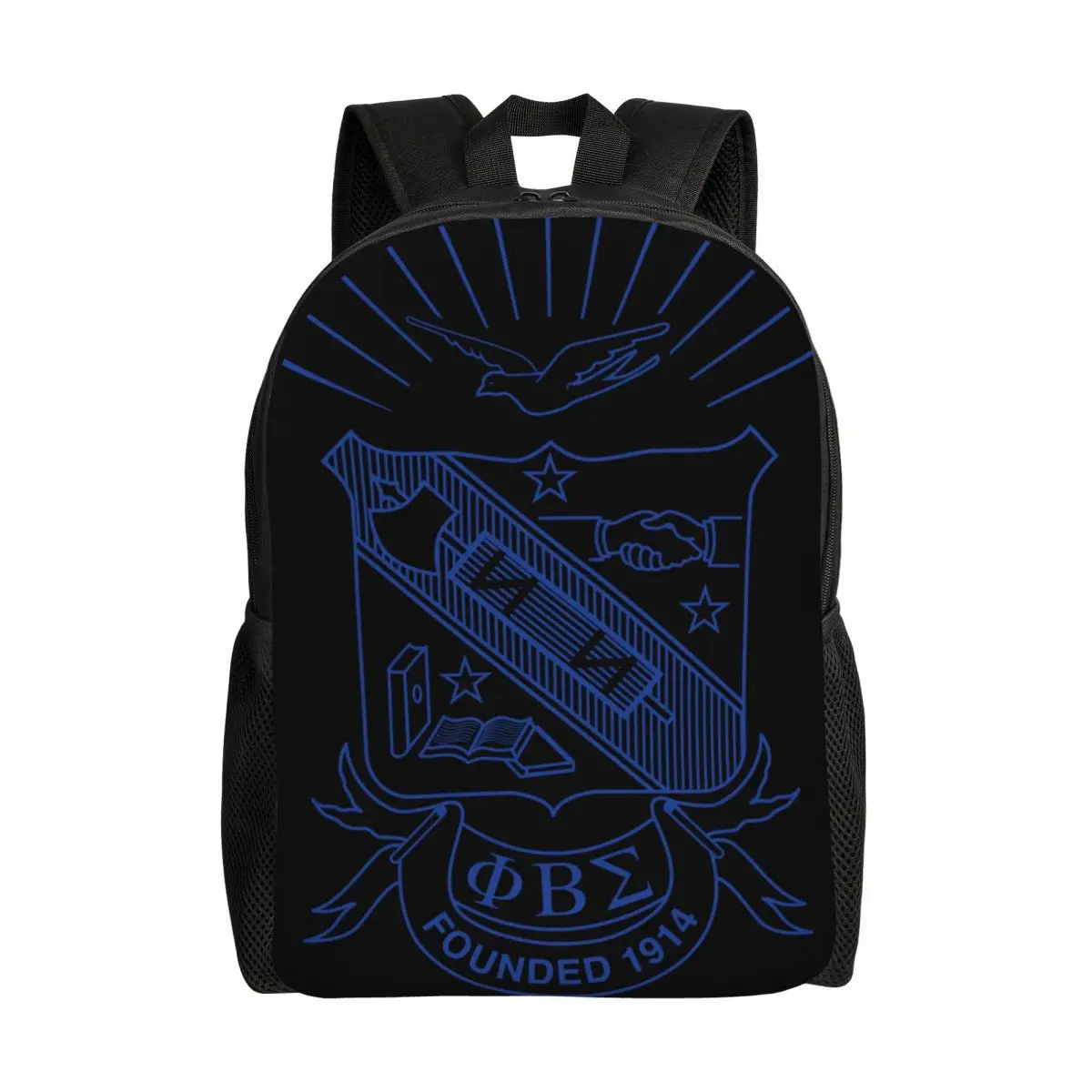 Zeta Phi Beta Pattern Backpacks Men Women Fashion Bookbags for Primary Students School College Bags Large Capacity Backpacks