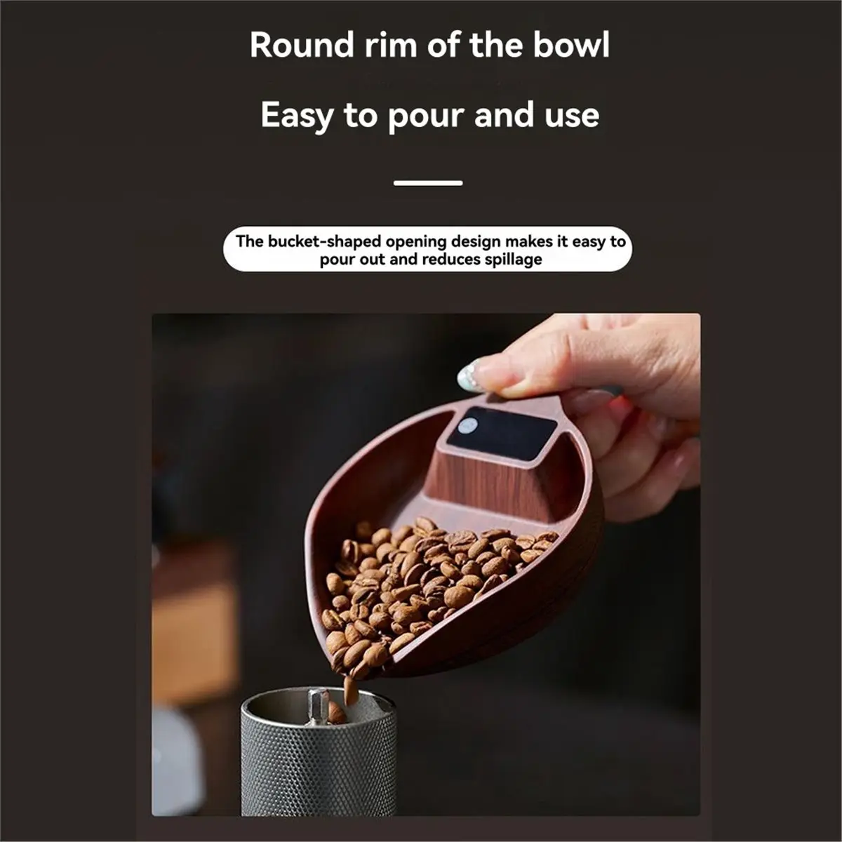 *Various Coffee Scale Electronic Bean Measuring Scale ABS Espresso Weighing Display Tray Sprays 0.1g Kitchen Coffee Accessory