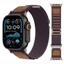 Alpine Loop Band for Apple Watch strap 44mm 45mm 49mm 40mm 41mm 42mm correa bracelet iWatch Ultra 3 2 series 7 se 8 9 10 11 46mm