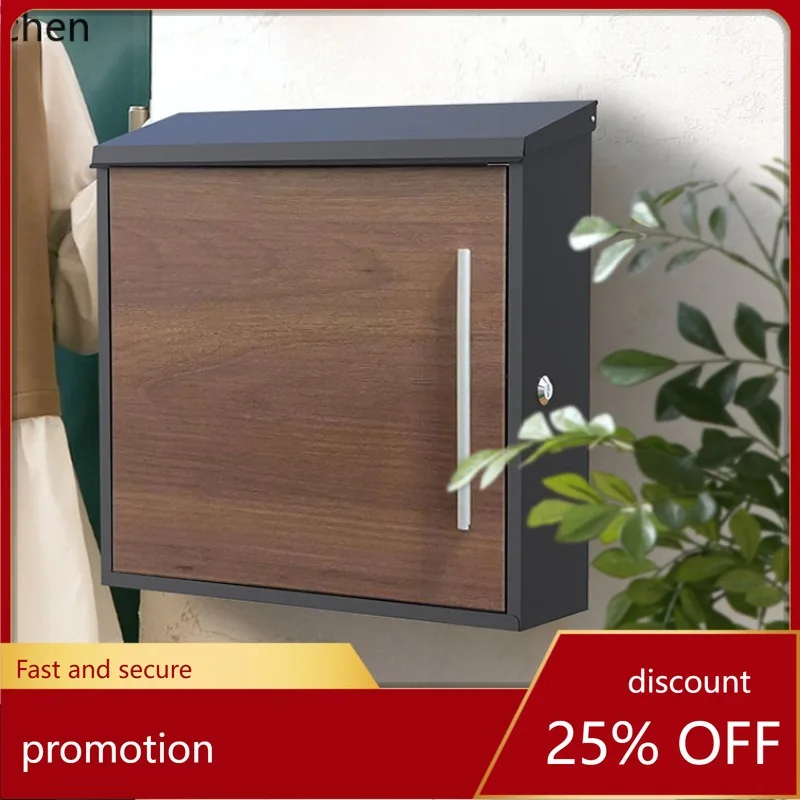 Buzón de madera YFY - buzón interior/exterior para casas y villas - buzón para cartas a prueba de lluvia - buzón de sugerencias para montar en la pared