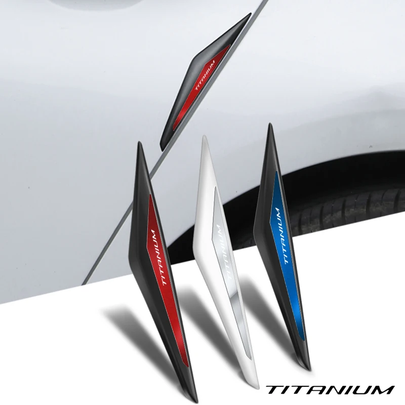 4pcs pvc car door Protect 3d car stickers auto car accessories for ford titanium
