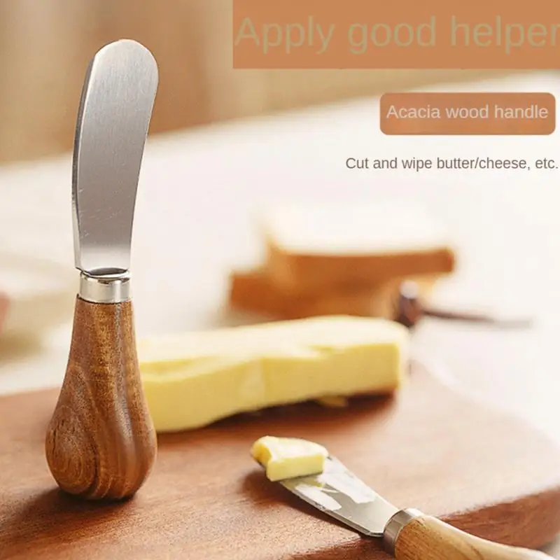 Butter Knife Cheese Dessert Knife Stainless Steel Jam Knife Cutlery Toast Wipe Cream Bread Cheese Spreader Kitchen Tools