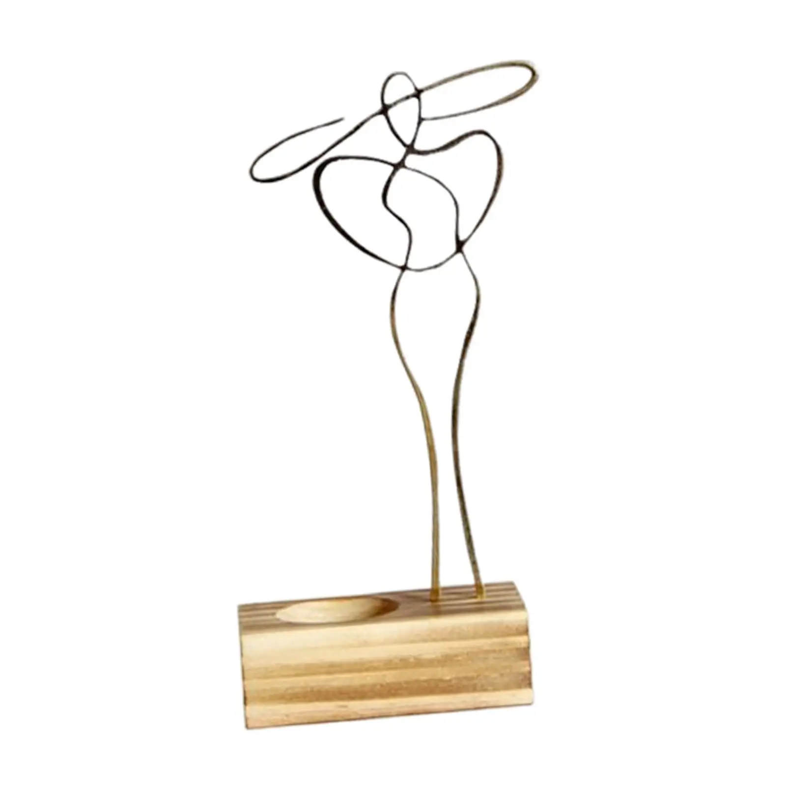 Candle Holder Woman Sculpture Artwork Elegant Statue Candlestick Candelabrum Tea Light Holders for Event Wedding Banquet Decor
