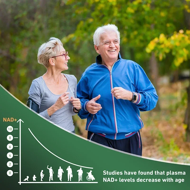 80pcs Nicotinamide Riboside Supplement - Supports Cell Health, Muscle, Brain, Vision and Heart Health
