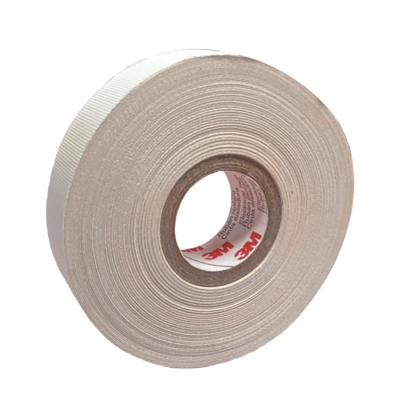 Original Scotch® White Glass Cloth Electrical Tape 27，3/4inx66FT（19mm*20.1M）/roll