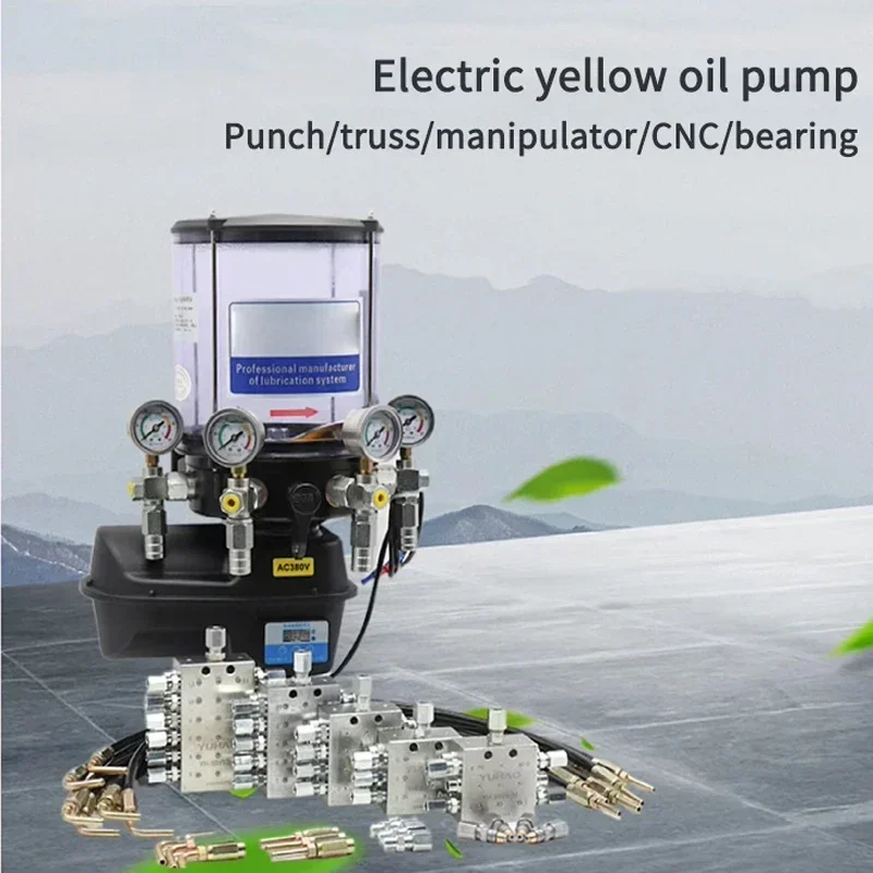 YDB-M Electric Grease Pump Four-Outlet Lubricating Pump Automatic Lubrication System Oil Pump With Program Control 380V/220V/24V