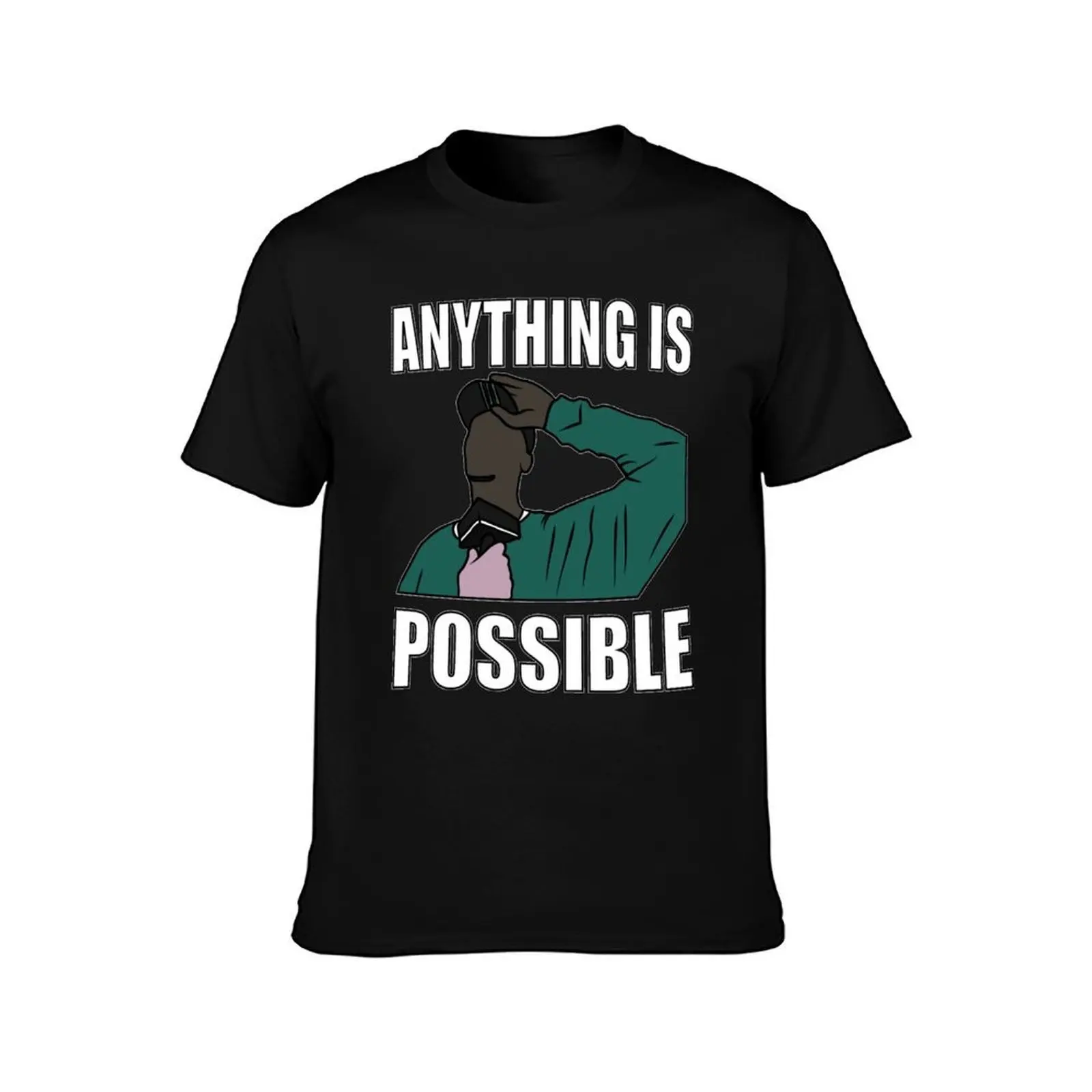 Kevin Garnett Anything Is Possible T-Shirt Big Size Short Sleeve Tee for Men T-Shirt