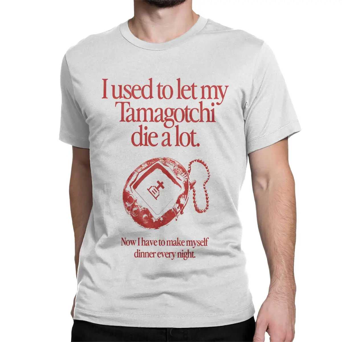 Men Women's T-Shirt I Used To Let My Tamagotchis Die A Lot Fun Pure Cotton Tee Shirt  T-Tamagotchis T Shirts Crew Neck Clothing