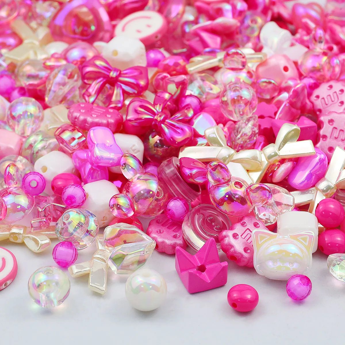 Lila 60g Acryl Bunte Gemischte Stil Lose Perlen Für Schmuck Machen Armbänder Telefon Ketten Anhänger Liefert Erkenntnisse