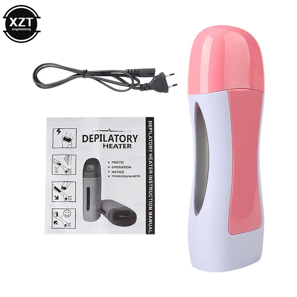 NEW Electric Wax Heater Epilator Cartridge Wax Roller Professional Single Handheld Depilatory Wax Hair Removal Machine