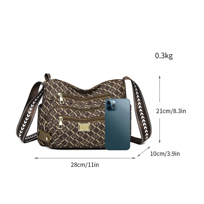 Women Bag Waterproof Shoulder Bag for Middle Aged Mother Fashion Casual Messenger Pack Trend Handbag Quality Sac A Main Femme